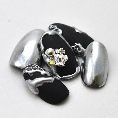 ネイルパーツ 5個 メタルパーツ フ 立体 3D 王冠 クラウン | ネイル ジェルネイル パーツ ネイル用品 デコ ネイルジュエリー ゴールド ネイル工房 ネイルアート ネイルグッズ デコパーツ ジェルネイルアート メタル ジェル ジェルネイルパーツ