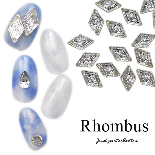 ラインストーン ルース ビジュー クリスタル ランバス ひし形 ネイルアート ネイルジュエリー ライン ストーン ジェルネイル ネイルパーツ|ネイル パーツ ジェル ネイル用品 メタル ジュエリーネイル ビジュー ジェルネイルパーツ 宝石ネイル ジェルネイル用品