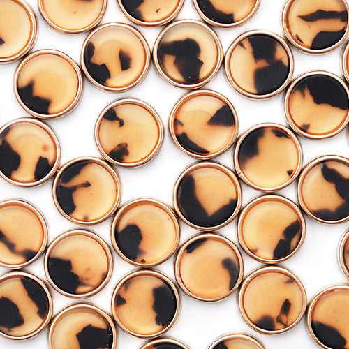 べっ甲 ボタン メタルパーツ 大きめのビジュー | ネイル パーツ ジェル ネイル用品 メタル ジュエリーネイル ビジュー ジェルネイルパーツ 宝石ネイル ジェルネイル用品