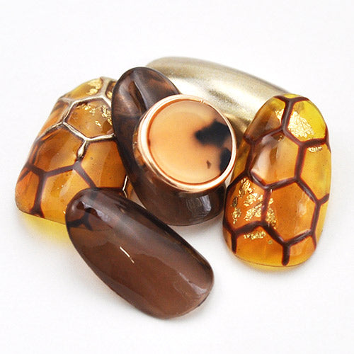 べっ甲 ボタン メタルパーツ 大きめのビジュー | ネイル パーツ ジェル ネイル用品 メタル ジュエリーネイル ビジュー ジェルネイルパーツ 宝石ネイル ジェルネイル用品