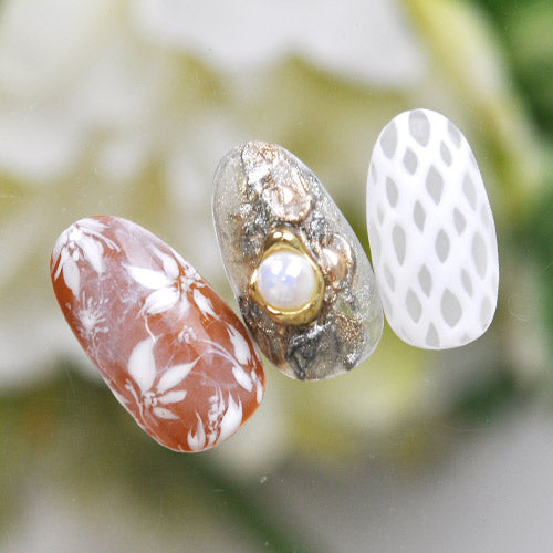 パール 真珠のアクセサリーのような台座付き ネイルジュエリー ネイルパーツ | ジェルネイル ネイル パーツ ジェル ネイル用品 メタル デコパーツ ジュエリーネイル ジェルネイルパーツ ネイル工房