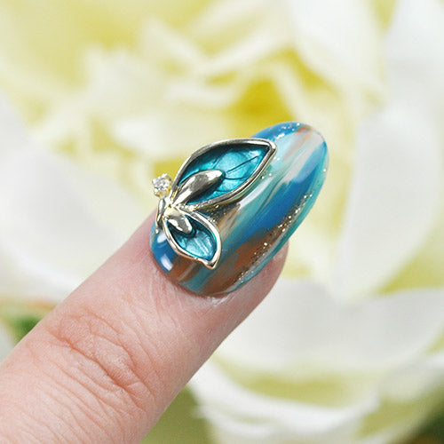 蝶々 2個入 パール メタルパーツ ネイルジュエリー ネイルパーツ 蝶 アート ネイルアート |ジェルネイル ネイル パーツ 花 ジェル ネイル用品 メタル デコパーツ ジュエリーネイル ゴールドパーツ ジェルネイルパーツ ネイル工房