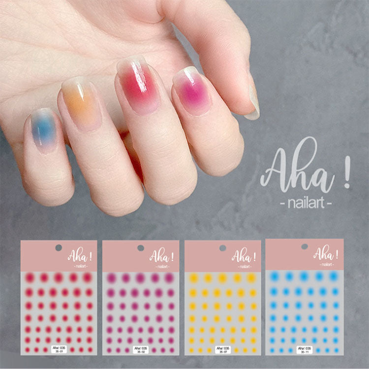 ネイルシール チークネイル おフェロネイル 極薄 カラージェル と相性抜群 ネイルアート グラデーション | ジェルネイル ネイル シール ネイル用品 ジェル ジェルネイルシール ジェルネイルアート ネイル工房