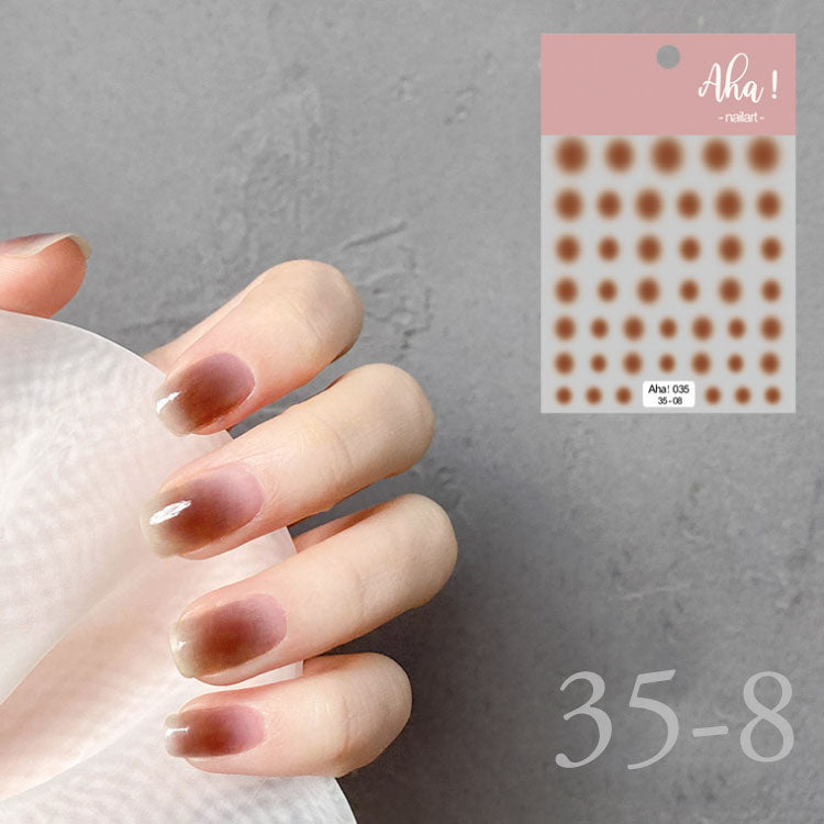 ネイルシール チークネイル おフェロネイル 極薄 カラージェル と相性抜群 ネイルアート グラデーション | ジェルネイル ネイル シール ネイル用品 ジェル ジェルネイルシール ジェルネイルアート ネイル工房