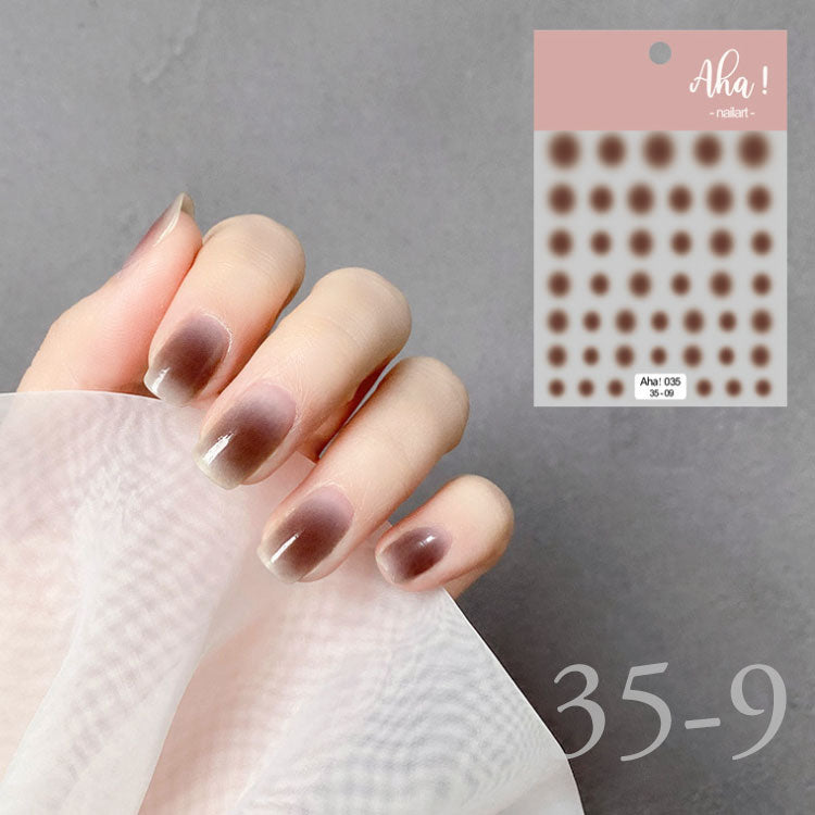 ネイルシール チークネイル おフェロネイル 極薄 カラージェル と相性抜群 ネイルアート グラデーション | ジェルネイル ネイル シール ネイル用品 ジェル ジェルネイルシール ジェルネイルアート ネイル工房