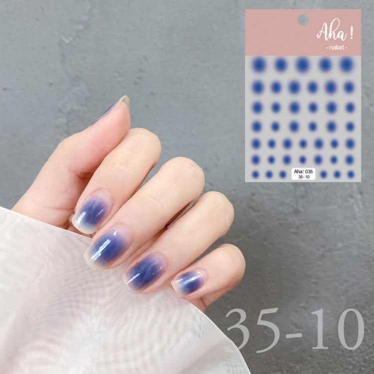 ネイルシール チークネイル おフェロネイル 極薄 カラージェル と相性抜群 ネイルアート グラデーション | ジェルネイル ネイル シール ネイル用品 ジェル ジェルネイルシール ジェルネイルアート ネイル工房