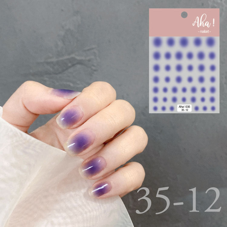 ネイルシール チークネイル おフェロネイル 極薄 カラージェル と相性抜群 ネイルアート グラデーション | ジェルネイル ネイル シール ネイル用品 ジェル ジェルネイルシール ジェルネイルアート ネイル工房