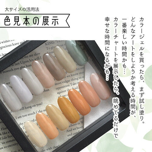 【10個セット】展示ケース ネイルチップ 展示用 展示 ネイルサロンネイルチップ販売 郵送用 | サンプル ネイル ネイル用品 ジェルネイル クリア ケース ジェル ジェルネイル見本 ジェルネイル用品 道具 ネイル工房