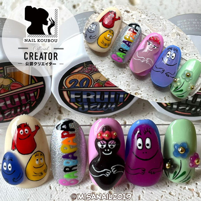 【全10色セット】温度で色が変化する ゼリージェル 全22色 (13~22) フルーツゼリー FruitJerry 高発色のクリアカラー 透明の粘土ジェル JELLYGEL ジェルネイル カラージェル | カラー ネイルジェル アートジェル カラージェルネイル ネイル工房 にわちゃん