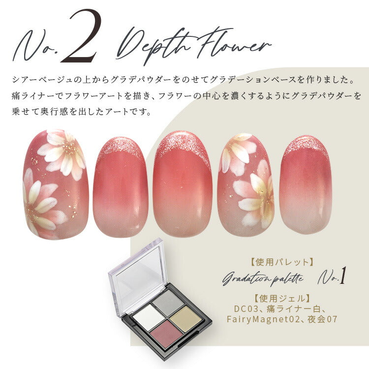 グラデーション 4色パレット アイシャドウパレット ミラーパウダー を超える自然派パウダー | ネイル ネイル用品 ラメ グリッター ミラーネイル メタリック パウダー ジェルネイル用品 カラーパウダー カラージェル カラー ミラー ネイル工房