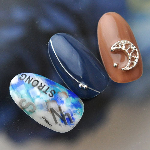 ネイルパーツ 5個 ( ゴールド / シルバー ) 月 星 ネイルジュエリー | ジェルネイル ネイル パーツ ジェル ネイル用品 メタルパーツ ハンドメイド デコ メタル ムーン ネイルアート ジュエリーネイル ネイル工房