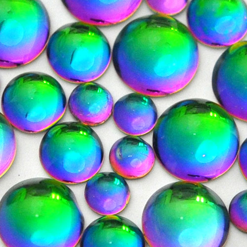 ラインストーン ラウンド レインボー ルース 乳白色 シャボン玉 クリスタル クリスタル製 ビジュー 宝石 ジェルネイル|ネイル ネイル用品 ジェル ストーン 石 セルフネイル パーツ ネイルパーツ ガラス セルフ ジェルネイル用品 ネイルストーン ネイル工房