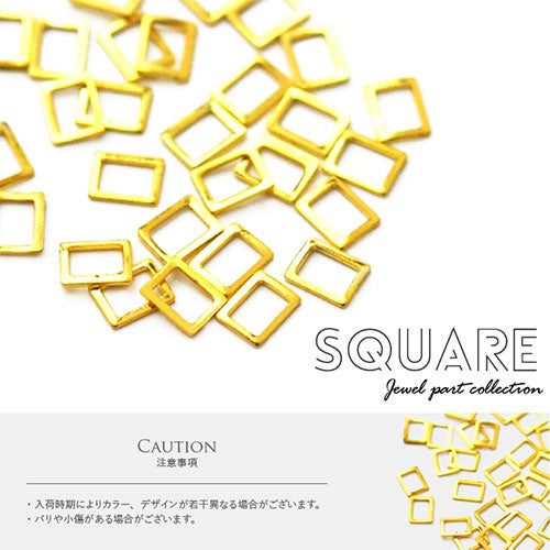 ネイルパーツ メタルパーツ フレーム 四角 カーブ付 小さい | ネイル ジェルネイル パーツ ネイル用品 デコ ネイルジュエリー ゴールド ネイル工房 ネイルアート ネイルグッズ デコパーツ ジェルネイルアート メタル ジェル ジェルネイルパーツ