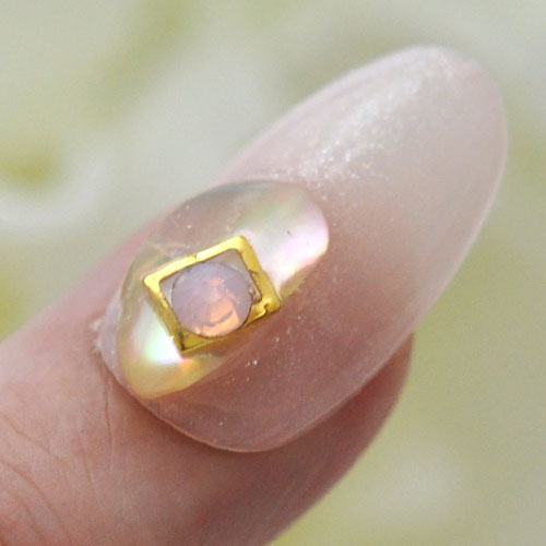 ネイルパーツ メタルパーツ フレーム 四角 カーブ付 小さい | ネイル ジェルネイル パーツ ネイル用品 デコ ネイルジュエリー ゴールド ネイル工房 ネイルアート ネイルグッズ デコパーツ ジェルネイルアート メタル ジェル ジェルネイルパーツ