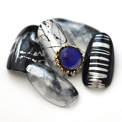 温度で色が変化する 不思議なジュエリー2個入 メタルパーツ ネイルジュエリー ネイルパーツ | ジェルネイル ネイル パーツ 花 ジェル ネイル用品 メタル デコパーツ ジュエリーネイル ジェルネイルパーツ ネイル工房