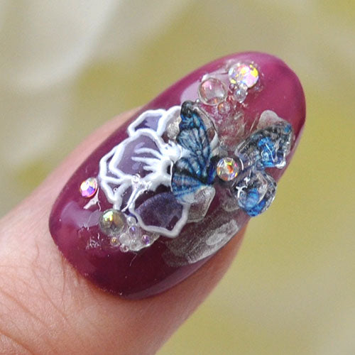 蝶々 メタルパーツ ネイルジュエリー ネイルパーツ リアル スケルトン 蝶 ネイルアート立体 3D |ジェルネイル ネイル パーツ 花 ジェル ネイル用品 メタル デコパーツ ジュエリーネイル ジェルネイルパーツ ネイル工房