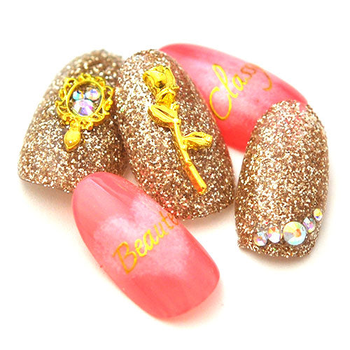 メタルパーツ フラワー お花 薔薇 ネイルアート ネイルジュエリー ゴールド シルバー シンプル ジェルネイル フラワーアート | ネイル パーツ ネイルパーツ ジェル ネイル用品 ジュエリーネイル ネイルグッズ フラワーパーツ ネイル工房