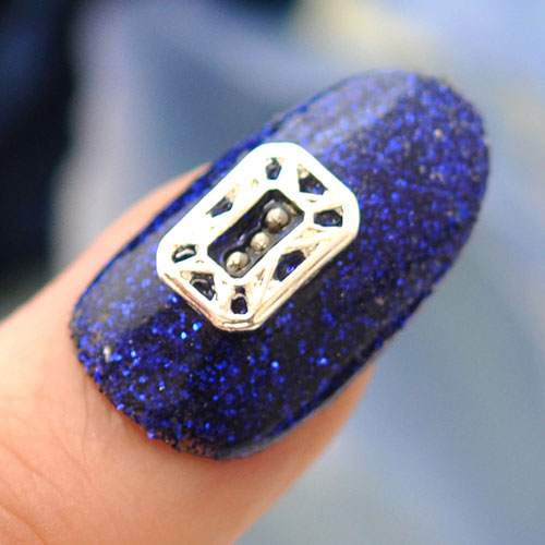 ネイルパーツ ( ゴールド / シルバー ) フレーム ダイヤモンド スクエア 四角 メタルパーツ ネイルパーツ ネイルアート ゴールド メタル デコ | ジェルネイル ネイル パーツ ジェル ネイル用品 ネイル工房