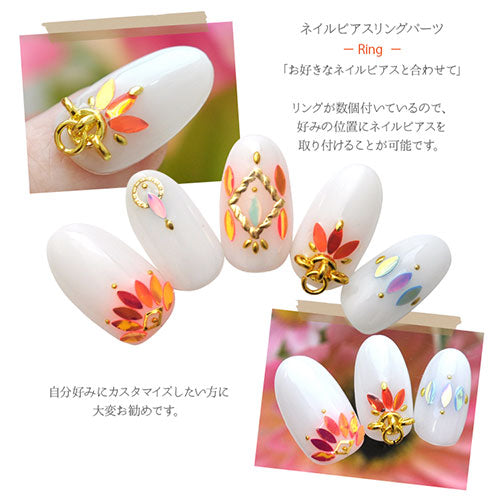 メタルパーツ スウィング ジェルネイル ネイルパーツ ゴールド シルバー |ネイル パーツ ネイルパーツ ジェル ネイル用品 ハンドメイド デコ メタル デコパーツ ジュエリーネイル ネイルグッズ ジェルネイルパーツ ビジュー ネイル工房