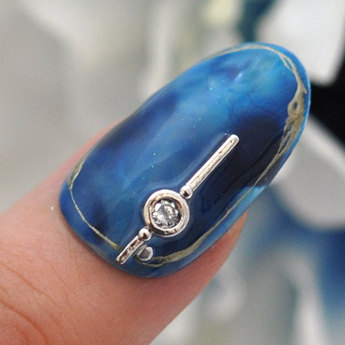 ネイルパーツ メタルパーツ ネイルジュエリー ブレスレット 時計 スティック 棒 プレート ジルコニア | メタル ネイル パーツ ジェルネイル ネイル用品 ネイルパーツ ジェル メタルスタッズ ネイル工房