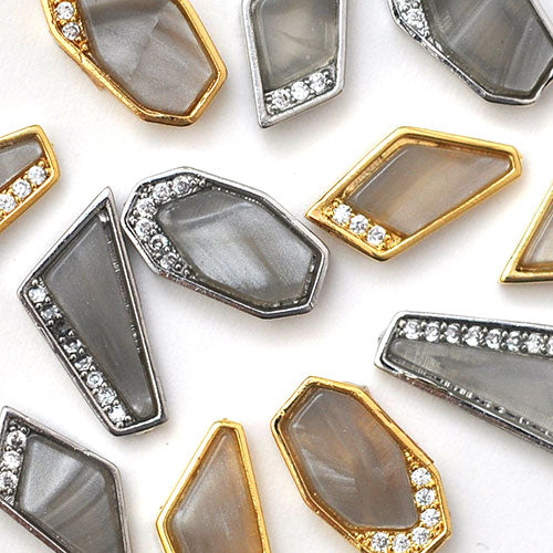 ネイルパーツ シェル フレーム 本物思考の方へ 天然貝 ジルコニア | ネイル ストーン ジェルネイル パーツ ネイルジュエリー ネイル用品 ネイル工房 ネイルアート ネイルグッズ ジェル シェルストーン セルフネイル アート グッズ ジェルネイルパーツ