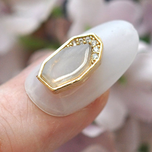 ネイルパーツ シェル フレーム 本物思考の方へ 天然貝 ジルコニア | ネイル ストーン ジェルネイル パーツ ネイルジュエリー ネイル用品 ネイル工房 ネイルアート ネイルグッズ ジェル シェルストーン セルフネイル アート グッズ ジェルネイルパーツ