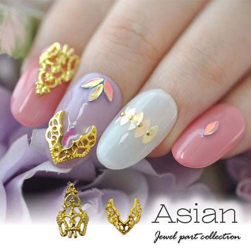 ネイルパーツ アジアン アジア ゴージャス パンク ネイティブ 宝石 | ジェルネイル ネイル パーツ ジェル ネイル用品 ハンドメイド デコ メタル デコパーツ ネイルアート ジュエリーネイル ネイルグッズ ゴールドパーツ ネイル工房
