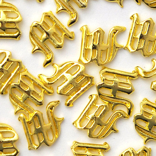 ネイルパーツ イニシャル M アルファベット 文字 英字 アンティーク | ネイル ジェルネイル パーツ ネイル用品 デコ ネイルジュエリー ゴールド ネイル工房 ネイルアート ネイルグッズ デコパーツ ジェルネイルアート メタル ジェル ジェルネイルパーツ