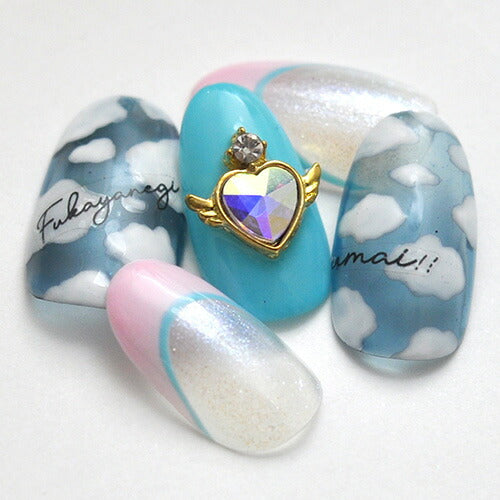 ネイルパーツ ハート 美少女 魔法 新色 | ネイル ジェルネイル パーツ ネイル用品 デコ ネイルジュエリー ゴールド ネイルアート デコパーツ メタル ジェル ジェルネイルパーツ メタルパーツ ジュエリー ジェルネイル用品 アート セルフネイル