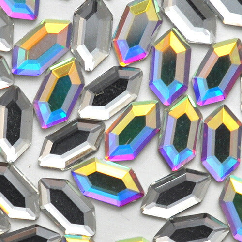 高品質クリスタルガラス ラインストーン『nAnASTOnE』ビジューネイル クラスター 変形 四角 クリスタル製 | ジェルネイル ネイル用品 ジェル ネイルパーツ ラインストーン ストーン フラット ストーン ガラスストーン 石 フット 宝石