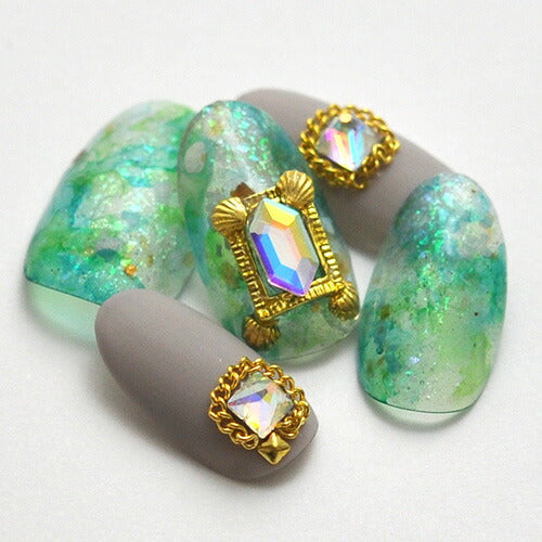 高品質クリスタルガラス ラインストーン『nAnASTOnE』ビジューネイル クラスター 変形 四角 クリスタル製 | ジェルネイル ネイル用品 ジェル ネイルパーツ ラインストーン ストーン フラット ストーン ガラスストーン 石 フット 宝石