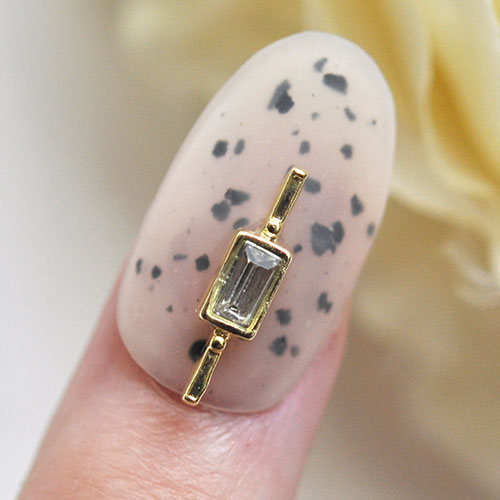 ネイルパーツ メタルパーツ ネイルジュエリー スティック 棒 クリスタル製ストーン | メタル ネイル パーツ ジェルネイル ネイル用品 ネイルパーツ ジェル メタルスタッズ ネイル工房