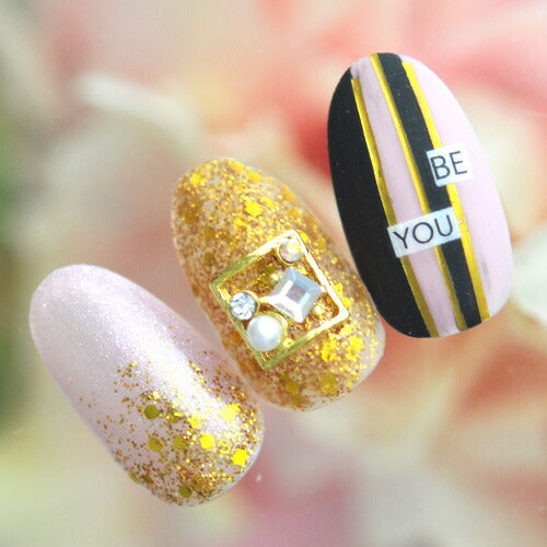 ネイルパーツ 3個 四角 プレート パーツ ネイルアート ネイルジュエリー ジェルネイル メタルパーツ | ネイル パーツ ネイルパーツ ジェル ネイル用品 ハンドメイド デコ メタル ジュエリーネイル ネイル工房