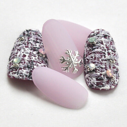 ネイルパーツ メタルパーツ 雪結晶 5個入 / ゴールドorシルバー ネイルアート | メタル ネイル パーツ ジェルネイル ネイル用品 ジェル 雪の結晶 ジュエリー 雪 結晶 ジェルネイル用品