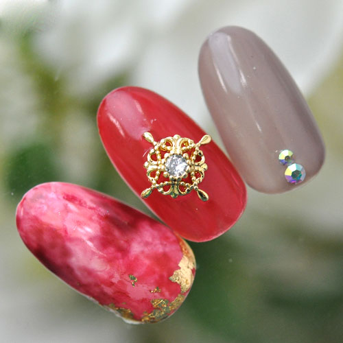 メタルパーツ ビジュー 十字架 ティアラ ネイルパーツ ( ゴールド シルバー ) ネイルパーツ ジュエリー パーツ | ネイル パーツ ネイル用品 デコ ネイルジュエリー ネイルアート ネイルグッズ デコパーツ ネイル工房 メタル ジェル