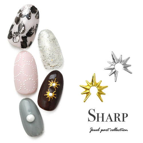 ネイルパーツ メタルパーツ 太陽 トゲトゲ | ネイル ジェルネイル パーツ ネイル用品 デコ ネイルジュエリー ゴールド ネイル工房 ネイルアート ネイルグッズ デコパーツ ジェルネイルアート メタル ジェル ジェルネイルパーツ