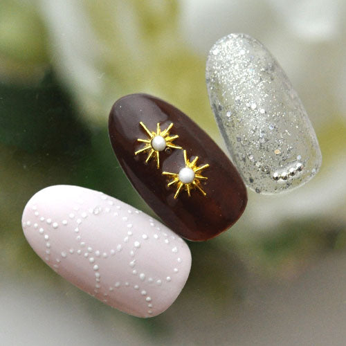 ネイルパーツ メタルパーツ 太陽 トゲトゲ | ネイル ジェルネイル パーツ ネイル用品 デコ ネイルジュエリー ゴールド ネイル工房 ネイルアート ネイルグッズ デコパーツ ジェルネイルアート メタル ジェル ジェルネイルパーツ