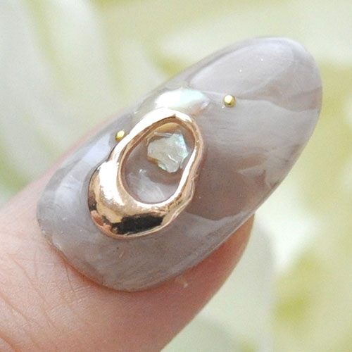 フレーム メタルフレーム パーツ メタルパーツ ピンクゴールド | ネイル ジェルネイル ネイル用品 デコ ネイルジュエリー パーツ ネイルパーツ デコ用品 ネイルアート ネイルグッズ ジェルネイルアート メタル ジェル ネイル工房