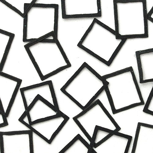 ネイルパーツ フレーム ブラック 極薄 メタルパーツ | ネイル ジェルネイル パーツ ネイル用品 デコ デコ用品 ネイルアート ネイルグッズ ジェルネイルアート メタル ジェル ネイル工房