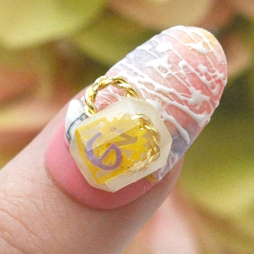 文字 数字 木製 パーツ ネイルジュエリー ネイルパーツ ( パステルカラー ) 超薄型パーツ 20枚入 フラットパーツ | ホログラム ジェルネイル ネイル パーツ ネイル用品 ジェル メタル ネイルアート ジュエリーネイル 星 スター デコ用品 ネイル工房