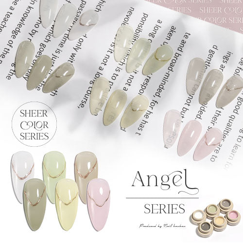 シアーカラージェル 『Angel』 透け感 ほんのり発色 カラージェル