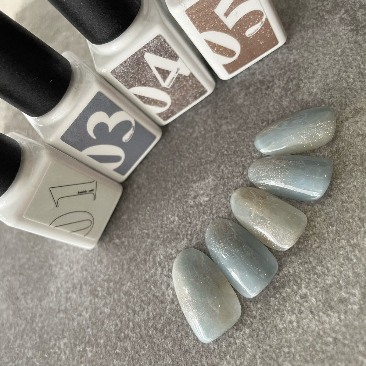 【Bambie_nail×ネイル工房】 アンバサダーコラボ企画 5本セット ジェルネイル カラージェル | カラー ポリッシュ ネイルジェル アートジェル ジェルネイル用品 爪 カラージェルネイル ジェルネイルアート にわちゃん コラボジェル