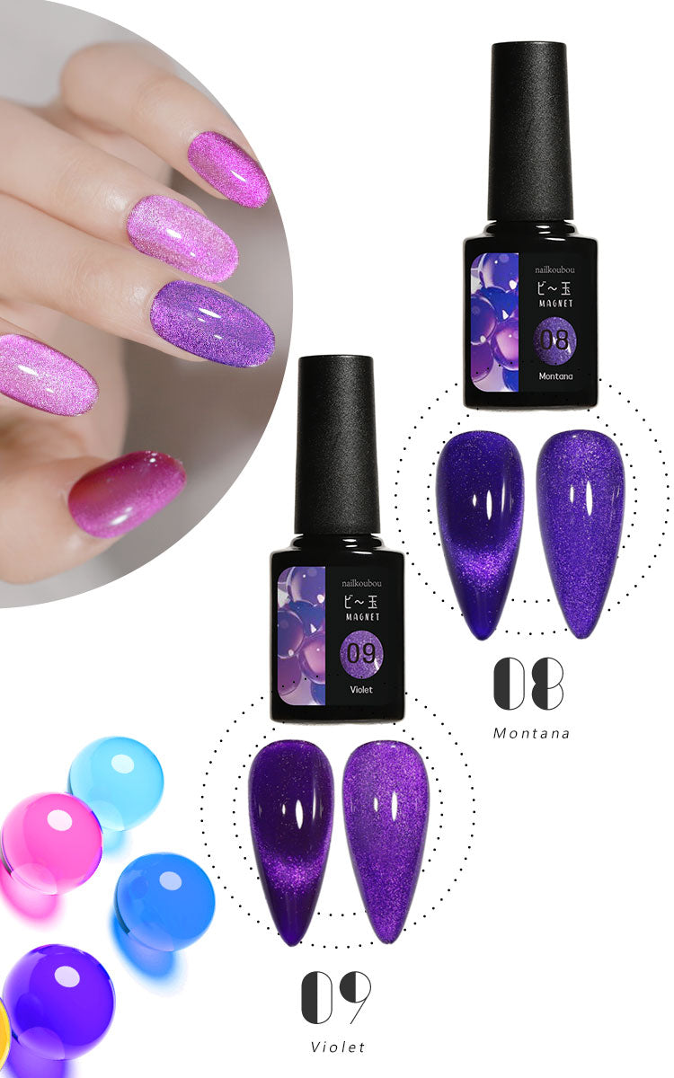 【全14色セット】超高発色 「ビー玉マグネット」 マグネットネイル クリアカラー シアーカラー カラージェル ジェルネイル マグネット クリア ポリッシュ ネイルジェル アートジェル ジェルネイル用品 爪 カラージェルネイル ネイル工房 にわちゃん