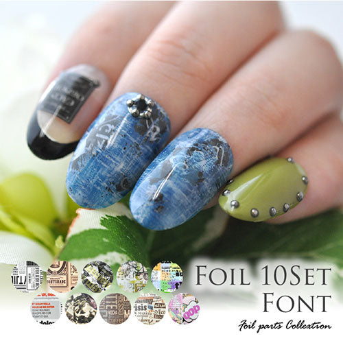 ミラーホイル 10枚セット文字 ポスター アート | ジェルネイル ネイル パーツ ネイル用品 ネイルパーツ ジェル デコ用品 ホイル 金箔 ネイルアート アート用 ネイルナゲット ネイルホイル フォイル ネイルグッズ ミラーネイル アートミラー ネイル工房