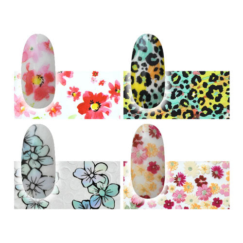 お試しセット 10枚 ミラーホイル フラワーホイル | ジェルネイル ネイル パーツ ネイル用品 ネイルパーツ ジェル デコ用品 ホイル 金箔 セルフジェルネイル ネイルアート アート用 ネイルナゲット ネイルホイル フォイル ネイルグッズ ミラーネイル アートミラー ネイル工房