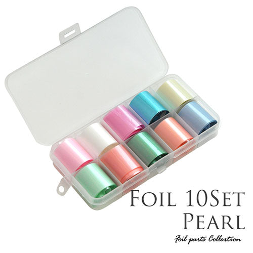 ミラーホイル パールホイルセット | ジェルネイル ネイル パーツ ネイル用品 ネイルパーツ ジェル デコ用品 ホイル 金箔 ネイルアート アート用 ネイルナゲット ネイルホイル フォイル ネイルグッズ ミラーネイル アートミラー ネイル工房