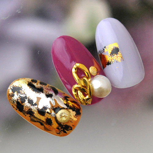 ミラーホイル 10枚セットアニマル ヒョウ | ジェルネイル ネイル パーツ ネイル用品 ネイルパーツ ジェル デコ用品 ホイル 金箔 ネイルアート アート用 ネイルナゲット ネイルホイル フォイル ネイルグッズ ミラーネイル アートミラー ネイル工房