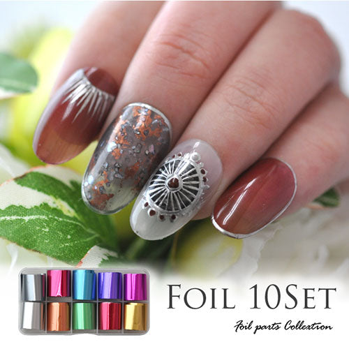 ミラーホイル 定番セットno2 | ジェルネイル ネイル パーツ ネイル用品 ネイルパーツ ジェル デコ用品 ホイル 金箔 ネイルアート アート用 ネイルナゲット ネイルホイル フォイル ネイルグッズ ミラーネイル アートミラー ネイル工房