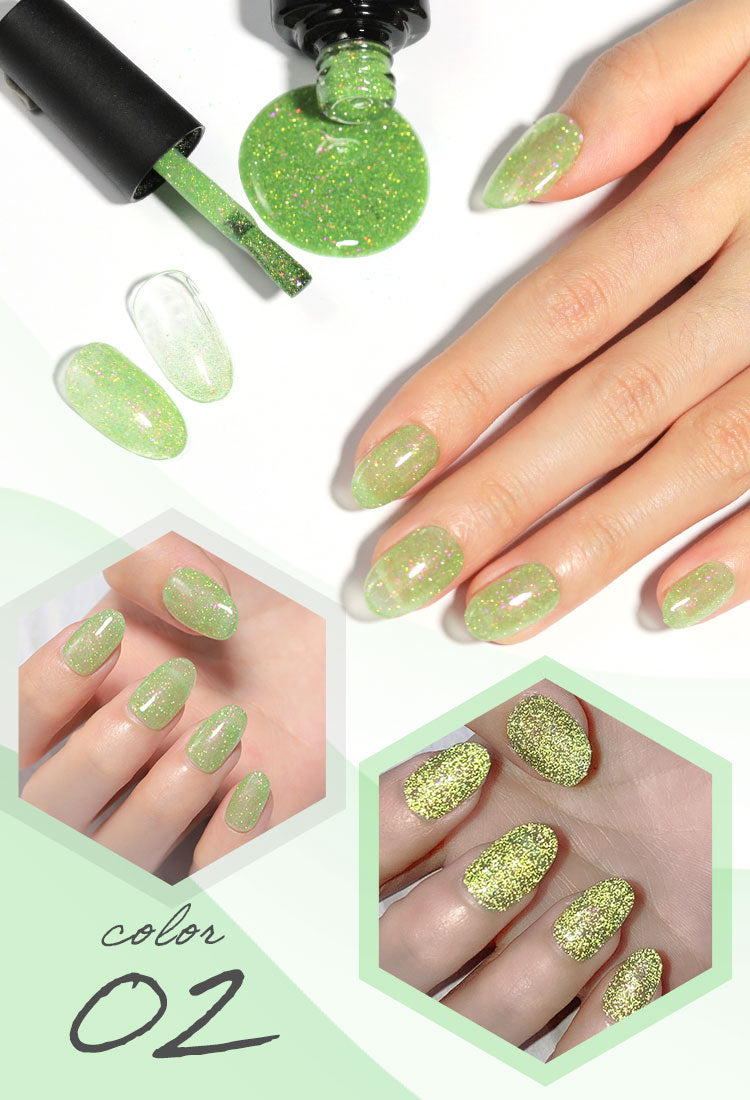 フラッシュジェル 『 ぎらぎら 』 高発色のクリアカラーにフラッシュグリッターを入れました フラッシュグリッタージェル カラージェル ジェルネイル クリアカラー ネイルジェル アートジェル カラージェルネイル ネイル工房 にわちゃん