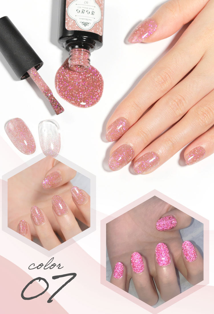 フラッシュジェル 『 ぎらぎら 』 高発色のクリアカラーにフラッシュグリッターを入れました フラッシュグリッタージェル カラージェル ジェルネイル クリアカラー ネイルジェル アートジェル カラージェルネイル ネイル工房 にわちゃん